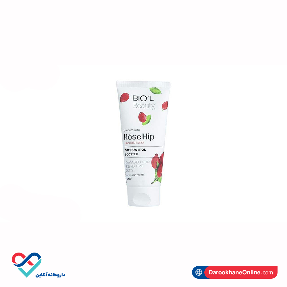 biol rose hipe.jpg کرم دست و صورت بیول مدل Rose Hip 60 میل - Image 1
